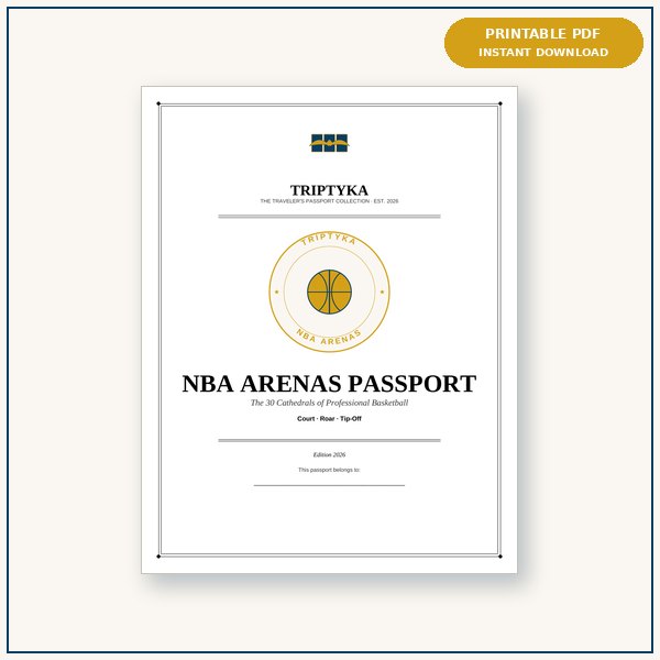 NBA Arenas passport cover